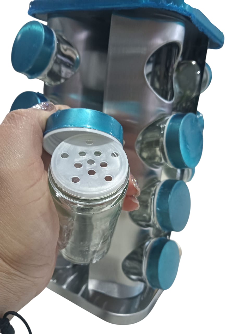 Miniatura 6 de Especiero 16 Frascos Redondo  Giratorio